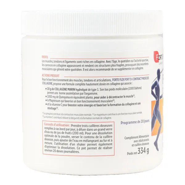 Forté Flex Fort D Contract' Muscles poudre