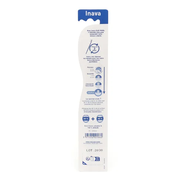 Inava brosse à dents souple 20/100