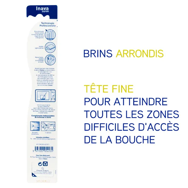 Inava brosse à dents souple 20/100