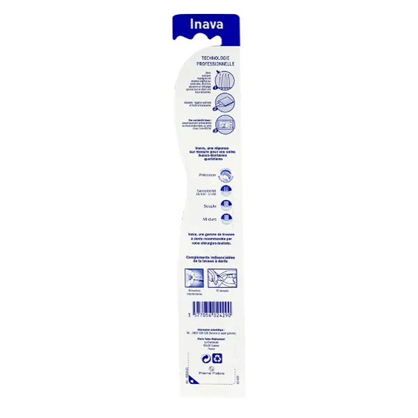 Inava Brosse à dents Total Black