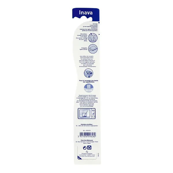 Inava Ortho-X brosse à dents médium