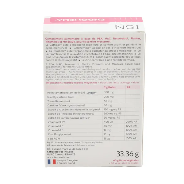 Endomelia Confort Menstruel Gélules