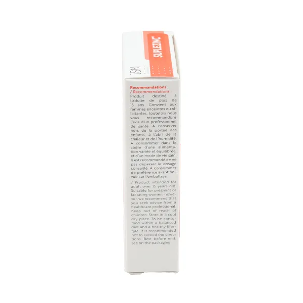 Suplezinc gélules végétales