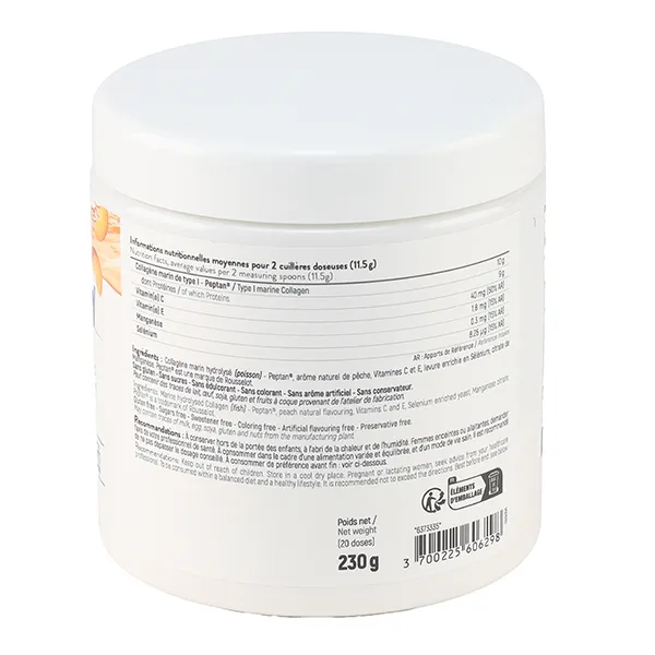 STC Nutrition Collagen duo pêche poudre