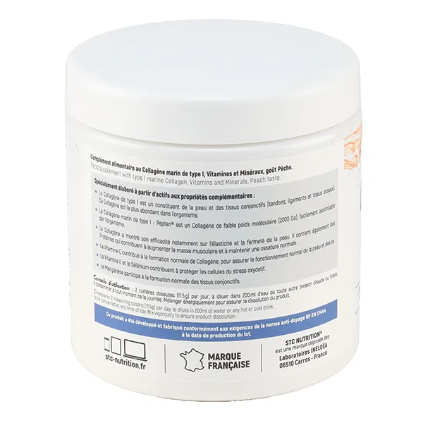STC Nutrition Collagen duo pêche poudre