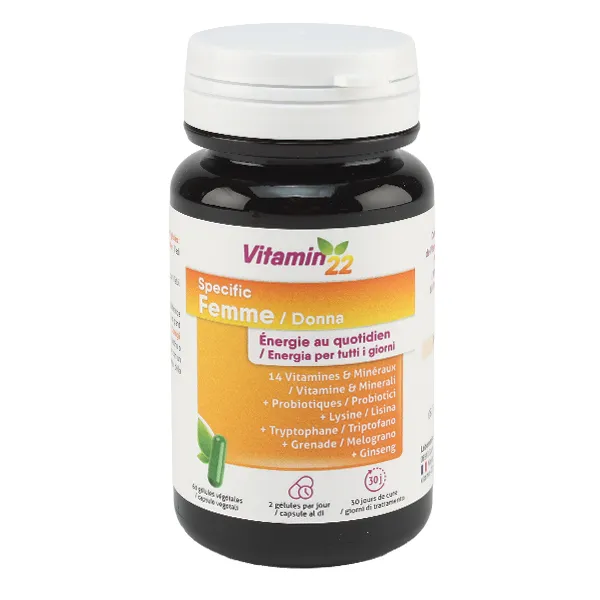 Vitamin'22 specific femme gélules