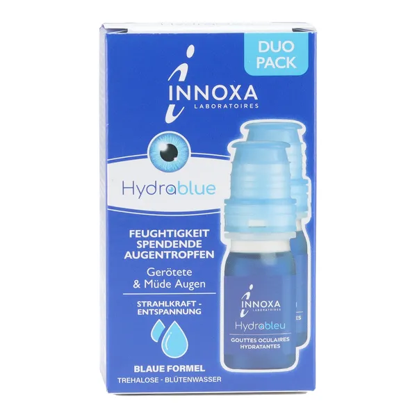 Innoxa Hydrableu Gouttes oculaires hydratantes formule bleue