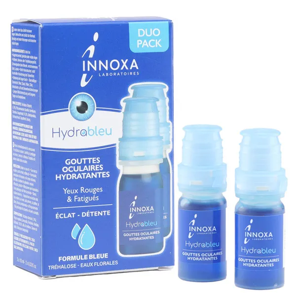 Innoxa Hydrableu Gouttes oculaires hydratantes formule bleue