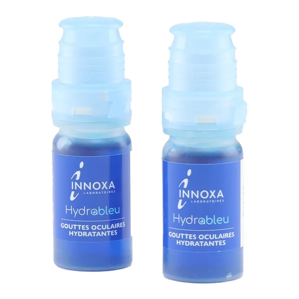 Innoxa Hydrableu Gouttes oculaires hydratantes formule bleue