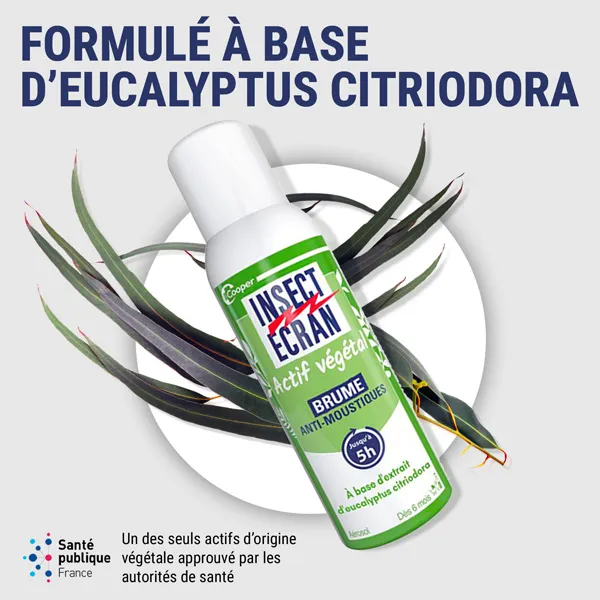 Insect Ecran Actif végétal Brume anti-moustiques