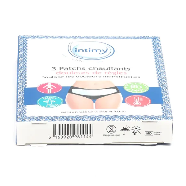 Intimy patchs chauffants Douleurs de règles