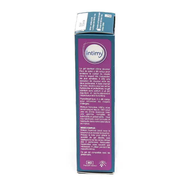 Intimy gel lubrifiant fleur de coton