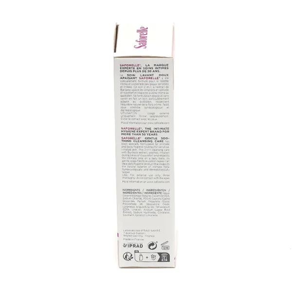 Saforelle soin lavant doux apaisant