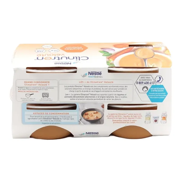 Clinutren Velouté soupe hyperprotéinée et hypercalorique