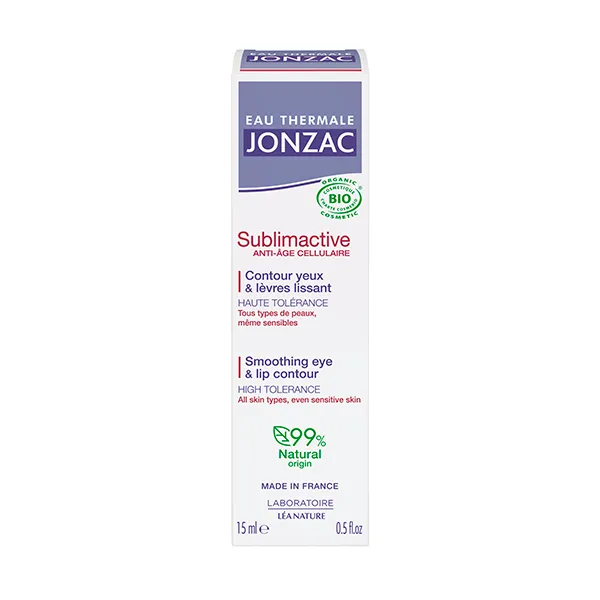 Jonzac Sublimactive contour yeux et lèvres lissant Bio