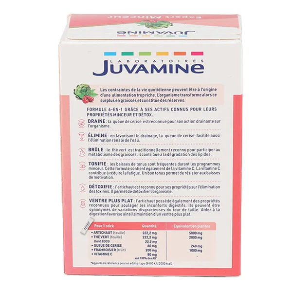 Juvamine Expert minceur 6 en 1 sticks
