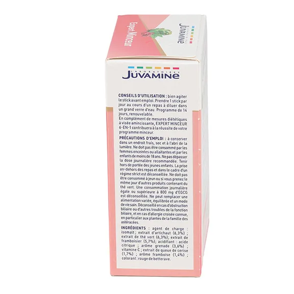Juvamine Expert minceur 6 en 1 sticks