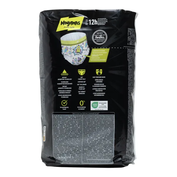 Ninjamas Sous vêtement de nuit absorbants 4-7 ans