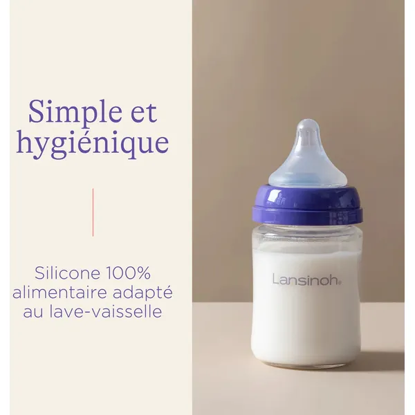 Lansinoh Biberon en verre