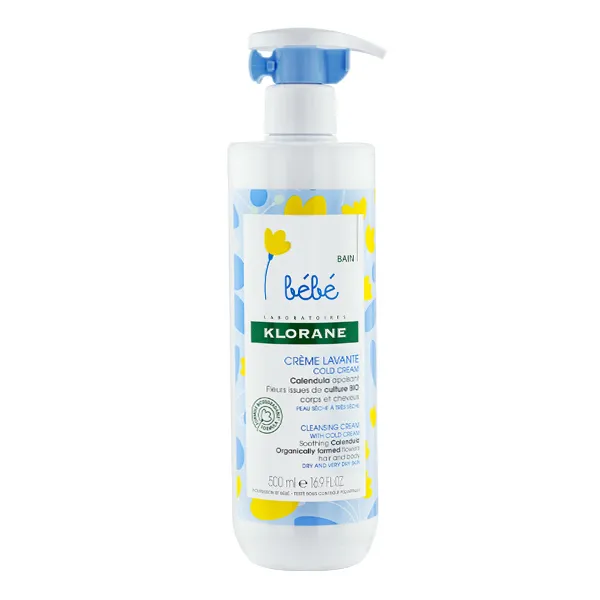 Klorane Bébé crème lavante au cold cream