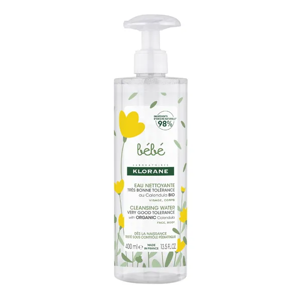 Klorane Bébé Eau nettoyante sans rinçage