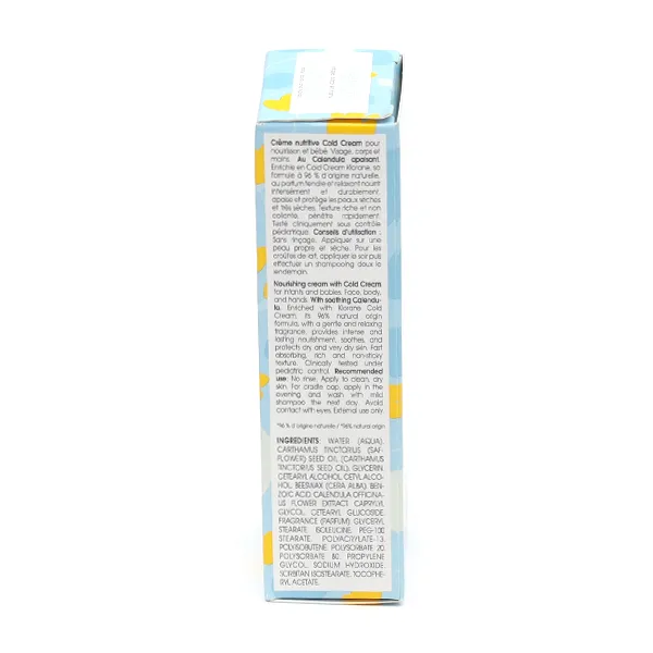 Klorane Bébé Crème nutritive au Cold Cream