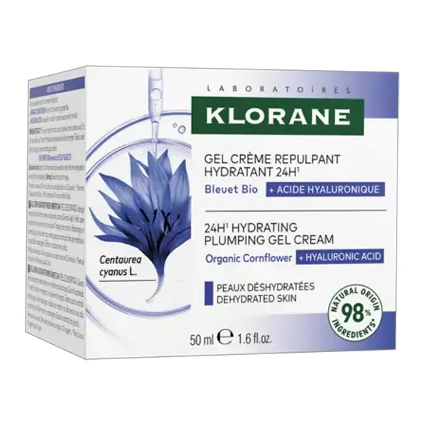 Klorane Gel crème hydratant repulpant 24h