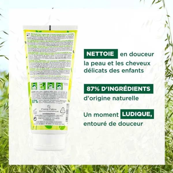 Klorane Junior gel douche 2-en-1 Poire