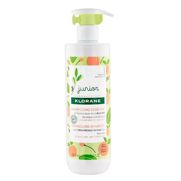 Klorane Junior Shampooing Démêlant à la pêche