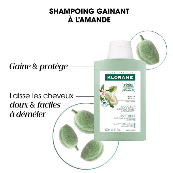 Klorane Shampoing gainant à l'Amande