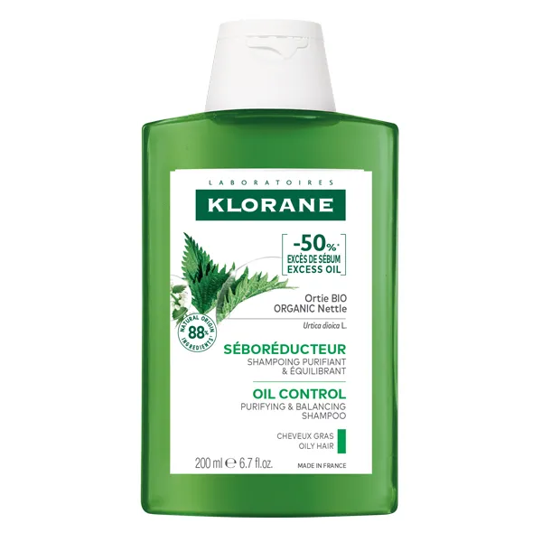 Klorane shampoing séboréducteur à l'ortie bio