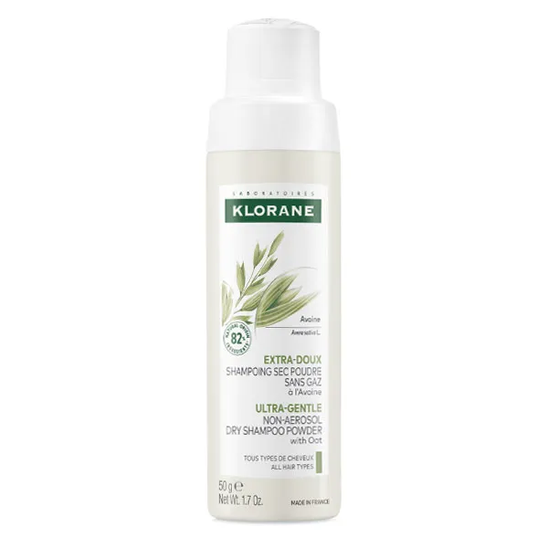 Klorane shampoing sec lait d'avoine poudre
