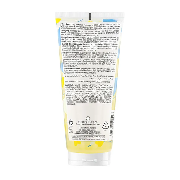 Klorane Bébé Shampooing doux démêlant
