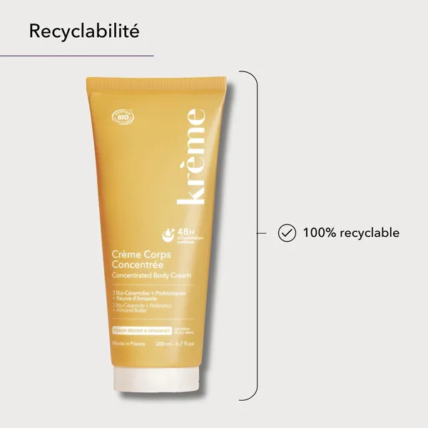 Krème crème corps concentrée bio