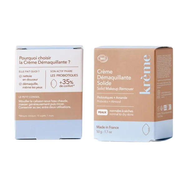 Krème Crème démaquillante Solide Visage Bio