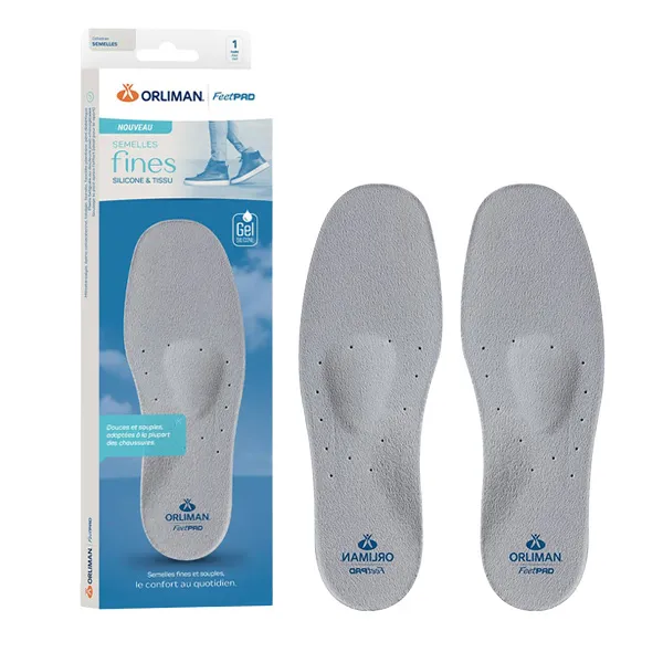 Orliman FeetPad Semelles fines Silicone et tissu