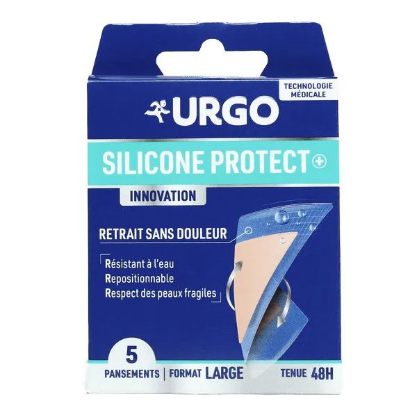 Urgo Pansement Silicone Protect+ prédécoupé