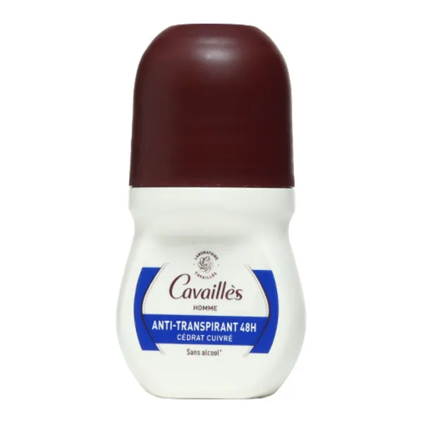 Cavaillès Homme déodorant 48h anti transpirant Cédrat cuivré
