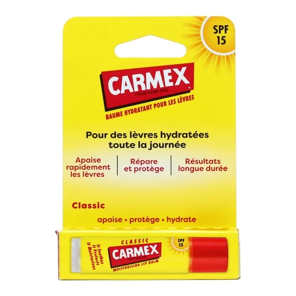 Carmex soin lèvres Classic stick SPF 15