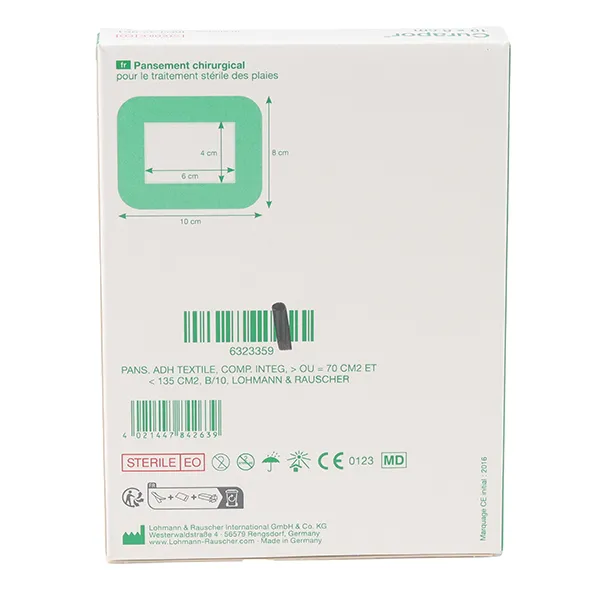 Lohmann Curapor pansement chirurgical stérile