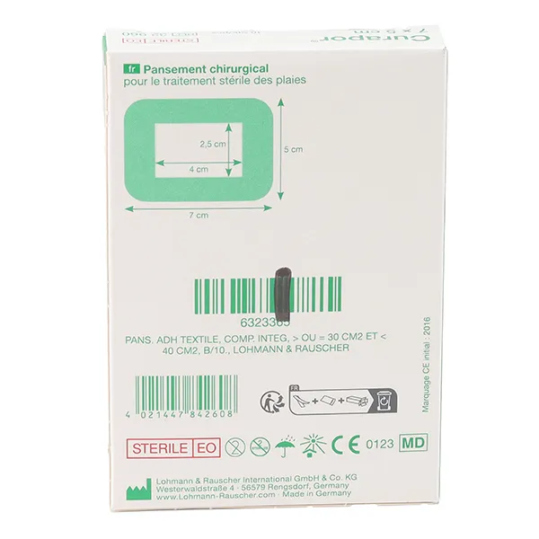 Lohmann Curapor pansement chirurgical stérile
