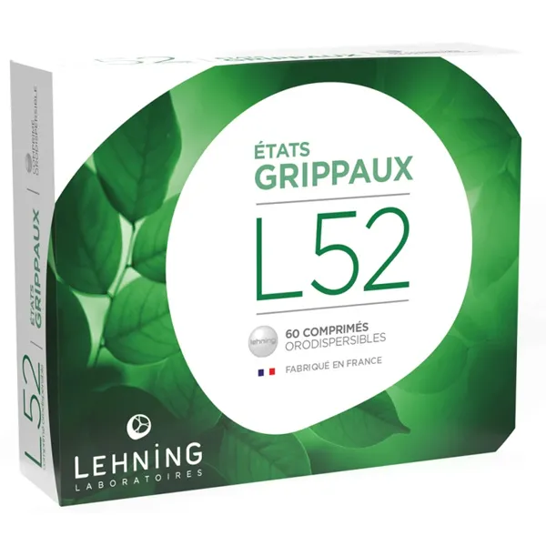 L52 Etat grippal comprimé orodispersible
