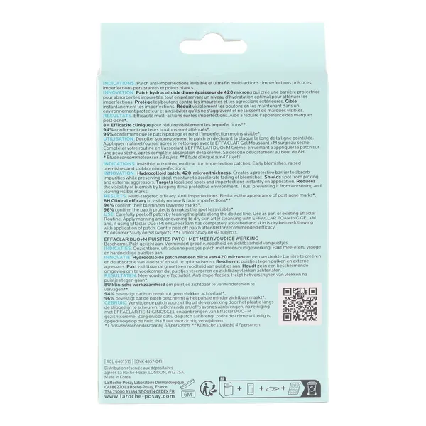 La Roche Posay Effaclar Duo+M Patch bouton