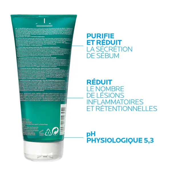 La Roche Posay Effaclar Gel purifiant micro-peeling