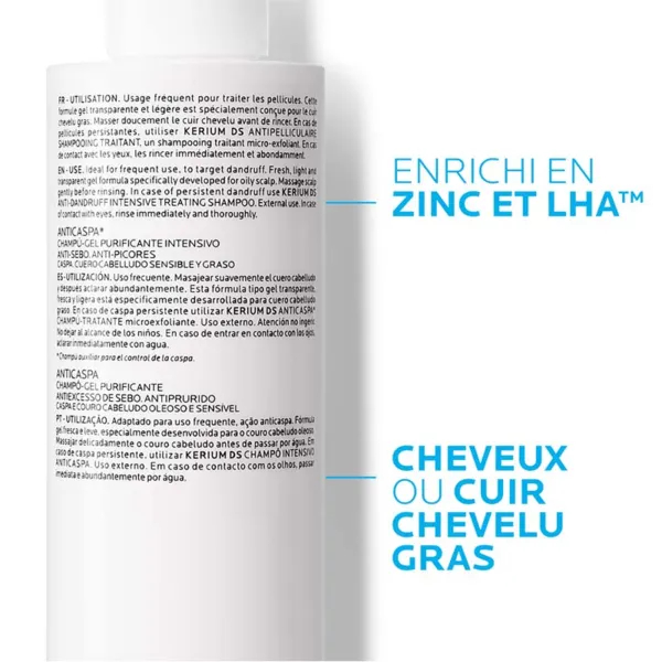 La Roche Posay Kerium shampooing-gel antipelliculaire