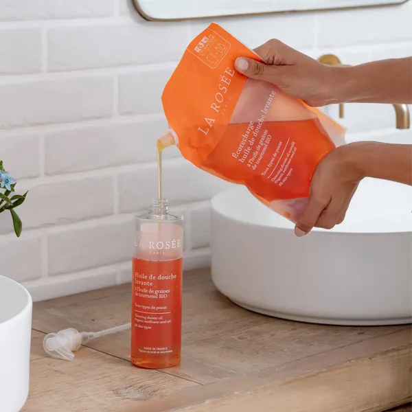 La Rosée Huile de douche lavante