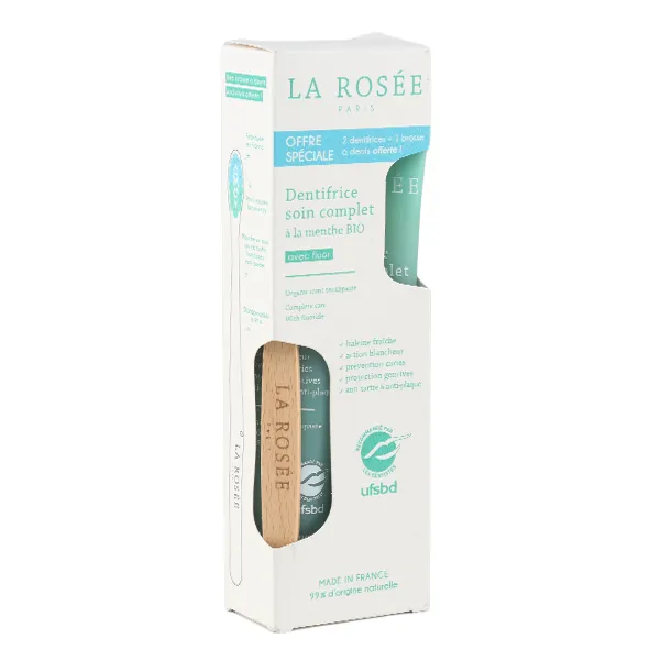 La Rosée Dentifrice soin complet à la menthe Bio