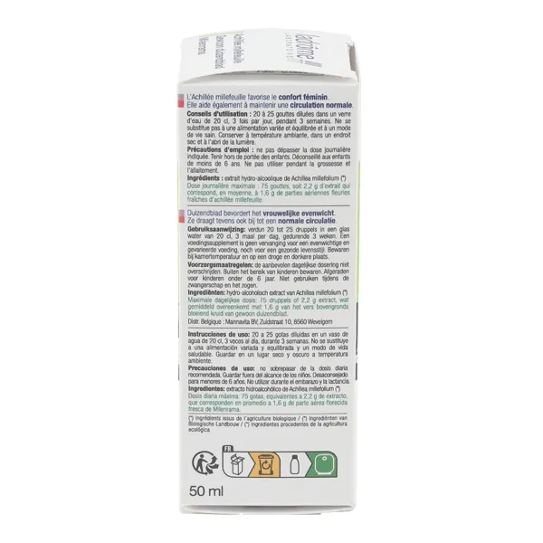 Ladrôme extrait de plante fraîche Bio Achillée millefeuille