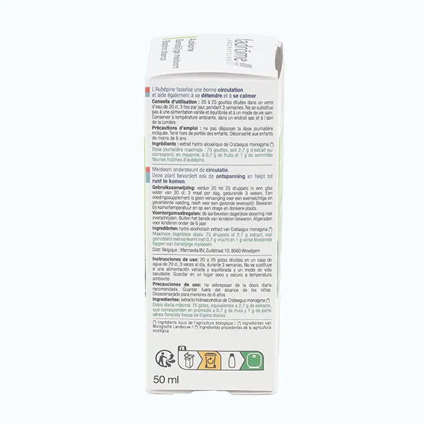 Ladrôme extrait de plante fraîche Bio Aubépine