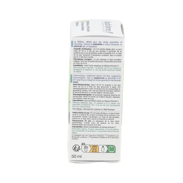 Ladrôme extrait de plante fraîche Bio Mélisse officinale